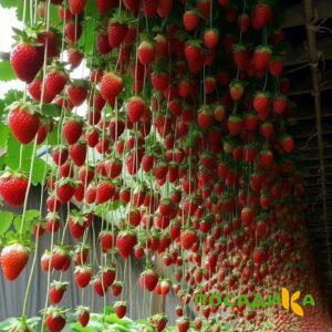 Клубника ампельная Анастасия купить по цене от 370р. в интернет-магазине «Посадика» с доставкой почтой в в Плавске и по всей России – [изображение №1].